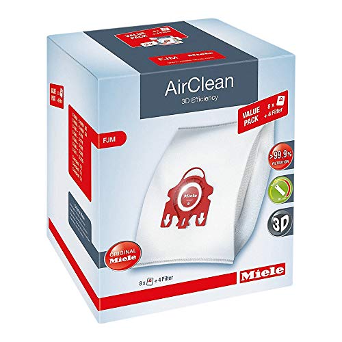 ミーレ Miele FJM HyClean 3Dダストパック 13枚 Amazon.com - Miele Type FJM 3D Efficiency HyClean Dust Bag